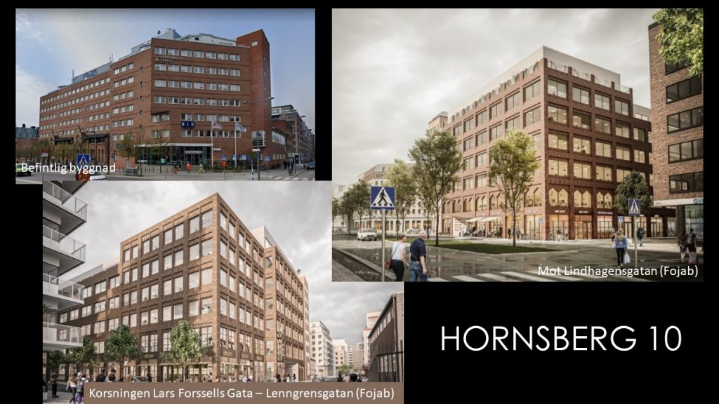 Planförslag ang utökning av pågående kontors- och centrumverksamhet inom fastigheten Hornsberg 10 – Samfundet S:t Erik har yttrat sig