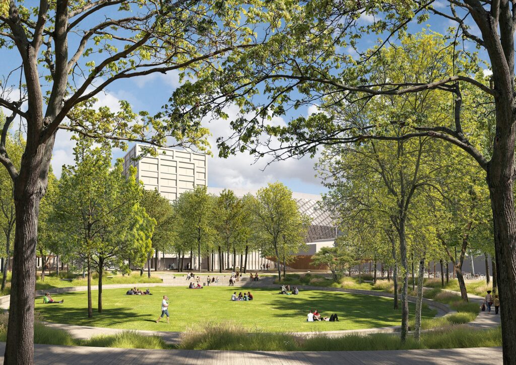 Förslag för slakthusområdet. Centrala parken