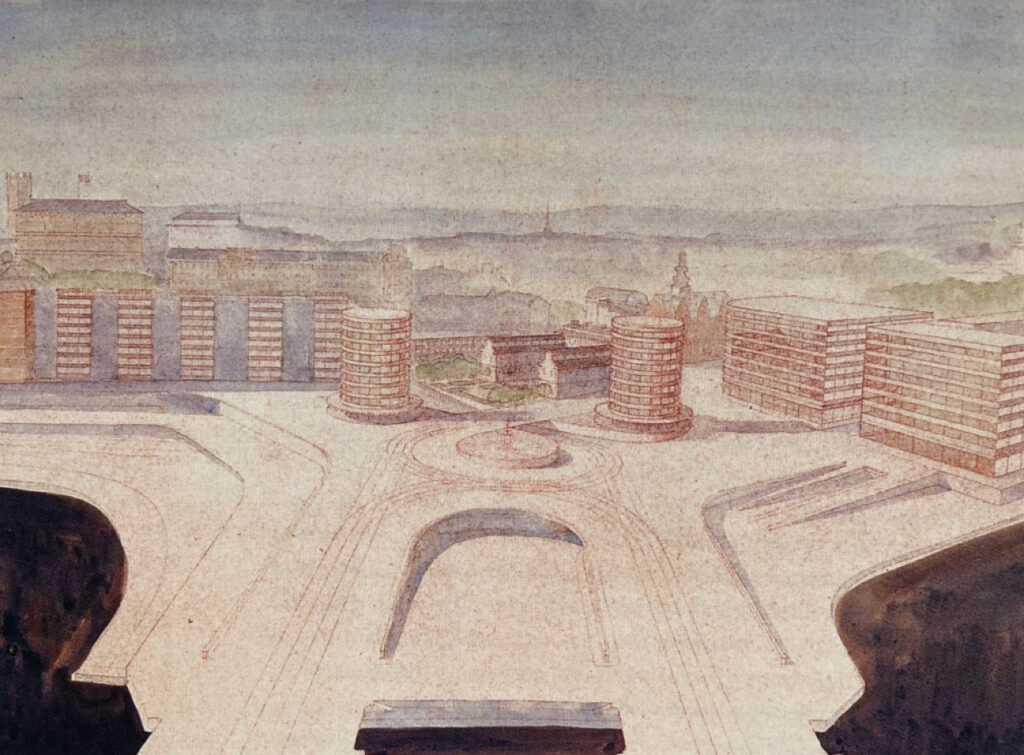 Tage William-Olssons förslag för Slussen 1929